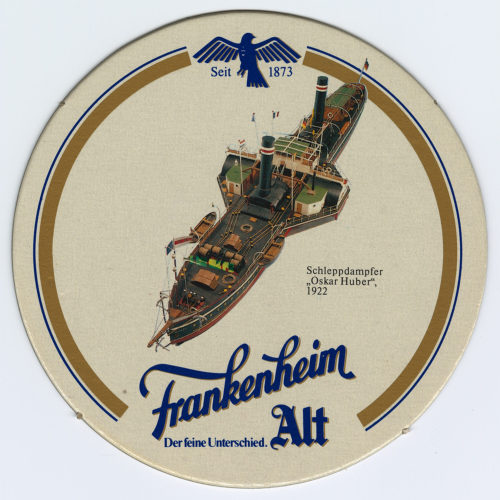 Privatbrauerei Frankenheim GmbH & Co. KG (Beteiligte Institution), Bierdeckel "Frankenheim Alt", um 1984