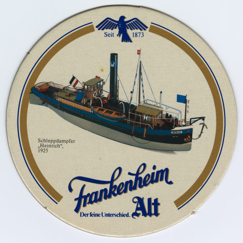 Privatbrauerei Frankenheim GmbH & Co. KG (Beteiligte Institution), Bierdeckel "Frankenheim Alt", um 1984