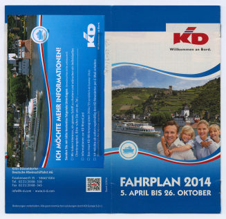 KD. Willkommen an Bord. FAHRPLAN 2014. 5. APRIL BIS 26. OKTOBER
