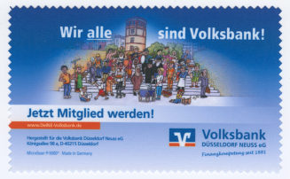 Brillenputztuch "Wir alle sind Volksbank!"