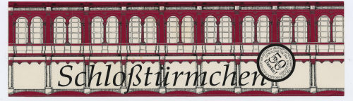 Unbekannt (Hersteller*in), Aufkleber "Schloßtürmchen" der Altstadtgemeinschaft "GEMEINSAM FÜR DEN SCHLOSSTURM", um 1984