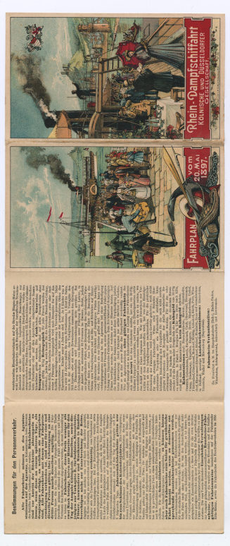 Rhein-Dampfschiffahrt. KÖLNISCHE UND DÜSSELDORF GESELLSCHAFT