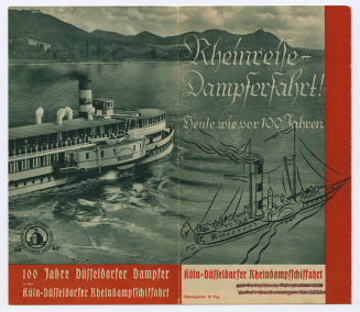 Rheinreise-Dampferfahrt! Heute wie vor 100 Jahren.