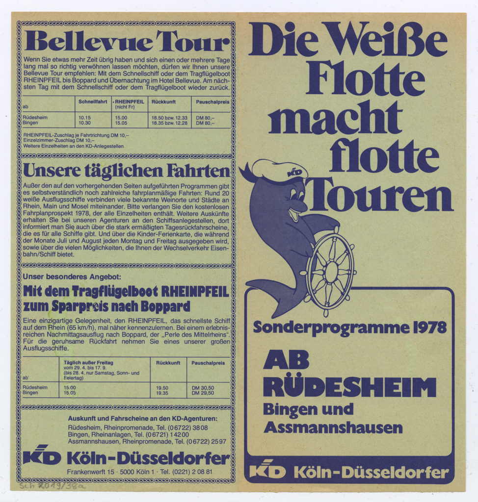 Die Weiße Flotte macht flotte Touren