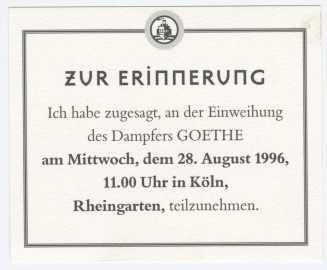 Terminerinnerungskarte