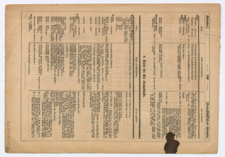 Blatt aus "Dampfschifffahrts-Kalender"