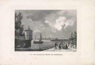 VUE DE MAYENCE PRISE DE BIBÉRICH.