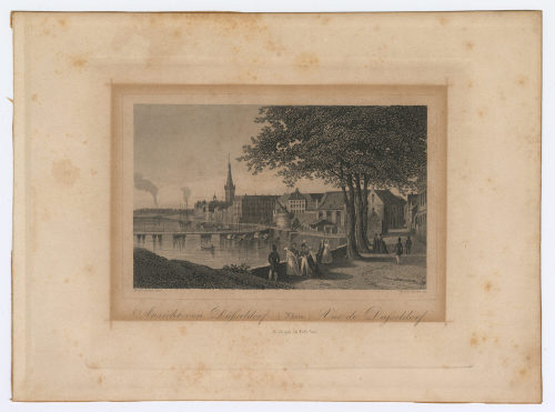Emil Höfer (Künstler*in), Ansicht von Düsseldorf, um 1850