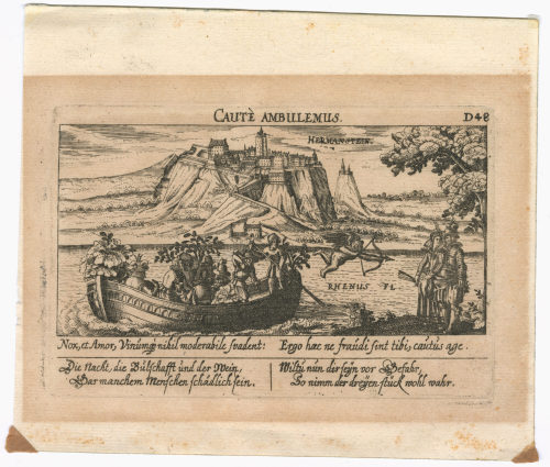 Unbekannt (Stecher*in), CAUTÈ AMBULEMUS., 17. Jahrhundert
