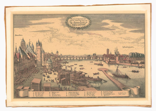 Matthaeus Merian der Ältere (Stecher*in), FRANCOFURTUM UT UERSUS ORIENTEM UISITUR, 1646
