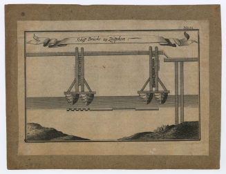 Schiff Brücke zu Zütphen.
