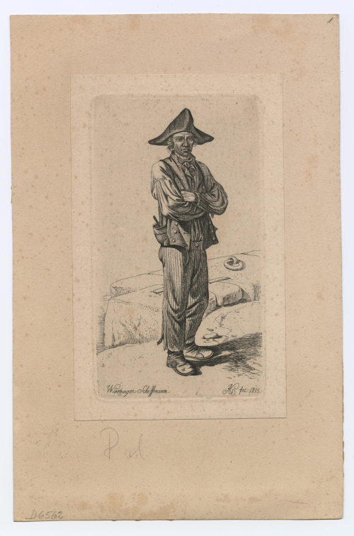 Johann Adam Klein (Künstler*in), Würzburger Schiffmann., 1815