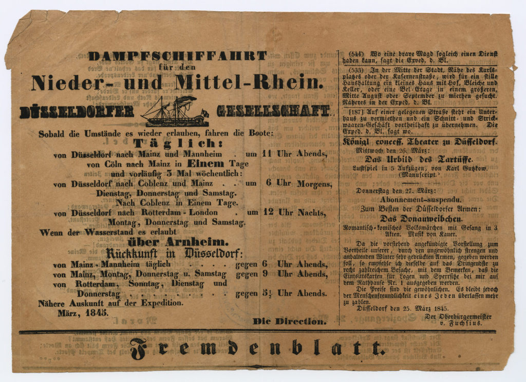 DAMPFSCHIFFAHRT für den Nieder- und Mittel-Rhein