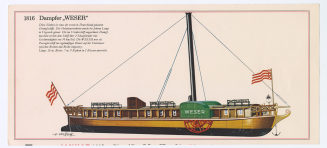 1816 Dampfer "WESER"