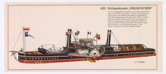 1922 Schleppdampfer "OSKAR HUBER"