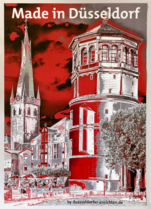 Holger Stoldt (Künstler*in), Plakat "Made in Düsseldorf", 1. Viertel des 21. Jahrhunderts