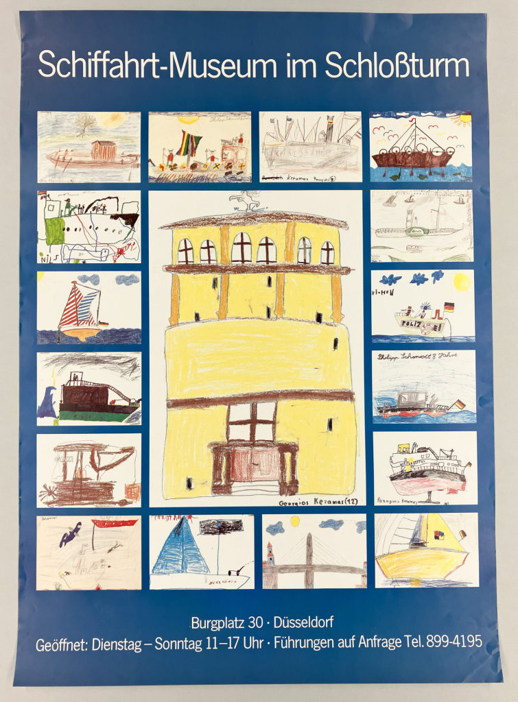 Plakat "Schiffahrt-Museum im Schloßturm"