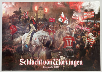 Plakat "Schlacht von Worringen. Düsseldorf seit 1288"