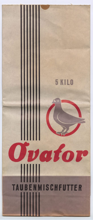 Papiertüte "5 KILO. Ovator. TAUBENMISCHFUTTER"