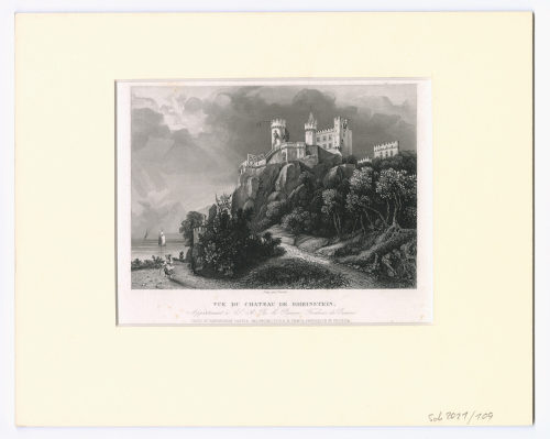 Johann Ludwig Bleuler (Beteiligte Person), VUE DE CHATEAU DE RHEINSTEIN. Appartenant à S.A.R. le Prince Fréderic de Prusse, 1840