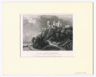 VUE DE CHATEAU DE RHEINSTEIN. Appartenant à S.A.R. le Prince Fréderic de Prusse