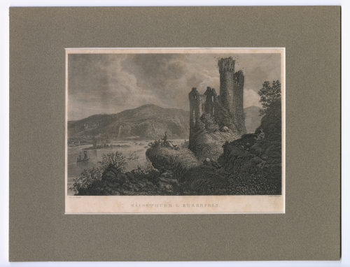 Friedrich von Foltz (Stecher*in), MÄUSETHURM & EHRENFELS, 19. Jahrhundert