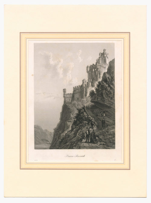 Unbekannt (Stecher*in), Ruine Sonneck, 1858