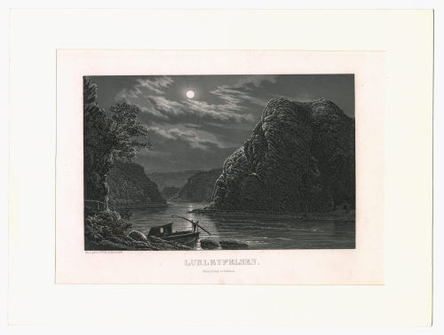 Friedrich von Foltz (Zeichner*in), LURLEYFELSEN., um 1850