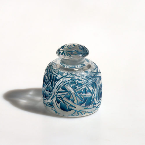 René Lalique (Entwurf), Parfumflakon "Épines" (Stachel), 1920 (Entwurf), spätere Ausführung