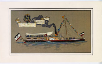 Erstes Badisches Bodensee - Salonboot "Kaiser Wilhelm"