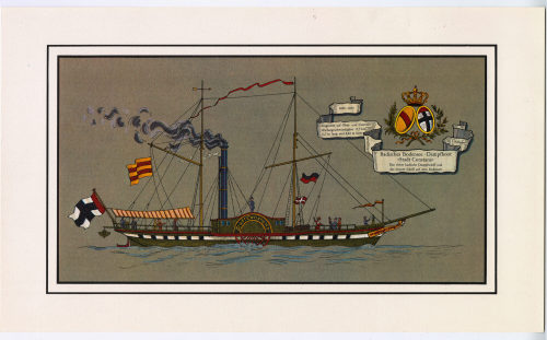 Erich Hofmann (Gestaltung), Badisches Bodensee - Dampfboot "Stadt Constanz", nach 1967