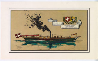 Schweizerisches Dampfboot "Stadt Schaffhausen"