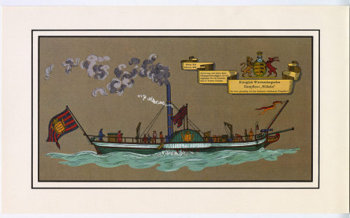 Erich Hofmann (Gestaltung), Königlich Württembergisches Dampfboot "Wilhelm", nach 1967
