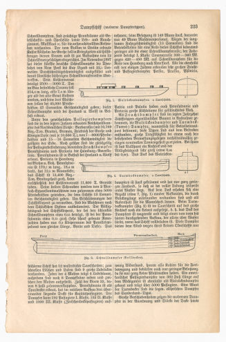 Lexikonseiten mit Artikel: "Dampfschiff (moderne Dampfertypen).", "Dampfschiff (Rettungsdampfer, Fischdampfer, Rolldampfer)."