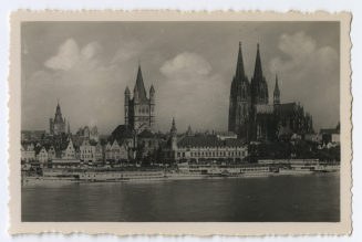Köln. Rathaus, St. Martin u. Dom
