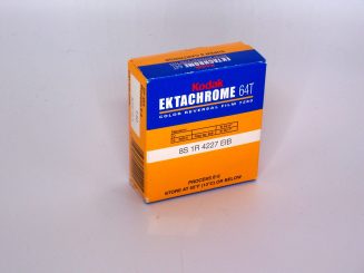 Kodak Ektachrome 64T, Verpackung einer Kodak Kassette Super-8-Farbumkehrfilm, USA / Chalon-sur- ...