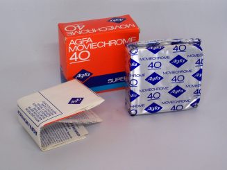 Agfa Moviechrome 40, Super-8-Farb-Film-Kassette für Außen- und Innenaufnahmen, Leverkusen, ca.  ...