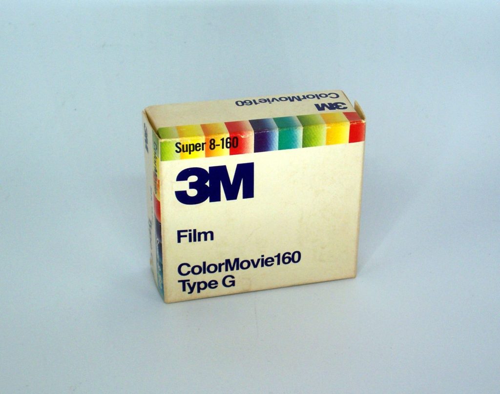 3M ColorMovie160 Type G, Super-8-Farbumkehrfilm-Kassette für Außen- und Innenaufnahmen, Ferrani ...