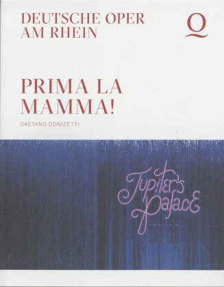 Programmheft zu "Prima la Mamma!" von Gaetano Donizetti. Premiere am 16. November 2024 im Theat ...