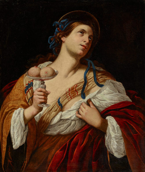 Unbekannt (Künstler*in), Heilige Agatha, ca. 1625