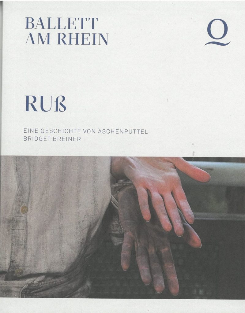 Programmheft zu "Ruß - eine Geschichte von Aschenputtel" von Bridget Breiner. Premiere am 06. D ...