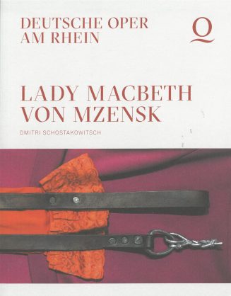 Programmheft zu "Lady Macbeth von Mzensk" von Dmitri Schostakowitsch. Premiere am 22. Februar 2 ...