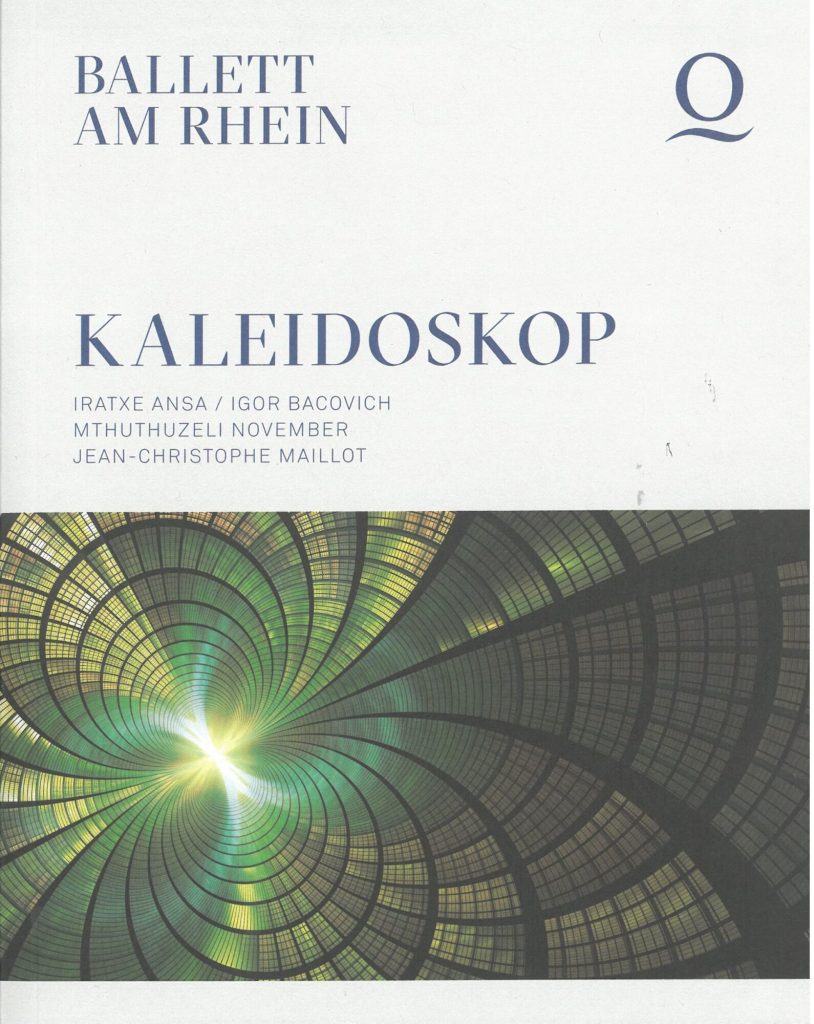 Programmheft (Umschlag) zu "Kaleidoskop". Premiere am 15. März 2025 im Opernhaus Düsseldorf, De ...