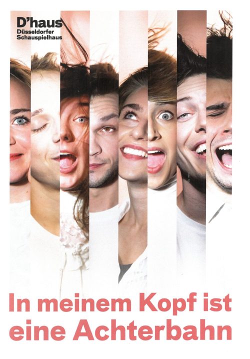 Programmheft (Umschlag) zu "In meinem Kopf ist eine Achterbahn". Premiere am 28. Dezember 2024  ...