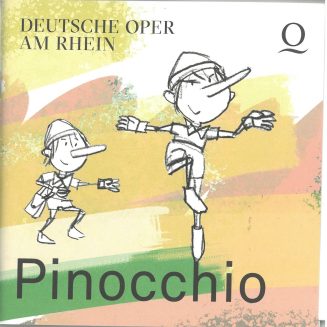 Programmheft (Umschlag) zu "Pinnoccio" von Marius Schötz und Marthe Meinhold. Uraufführung am 2 ...