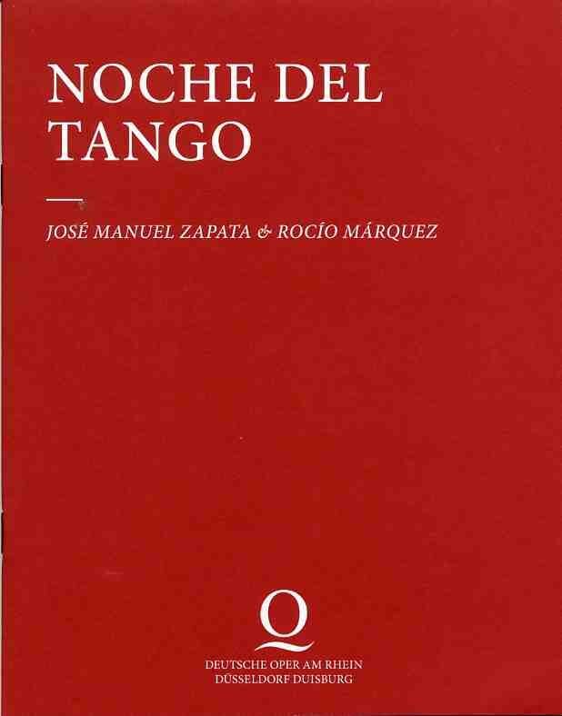 Programmheft zu "Noche del Tango"