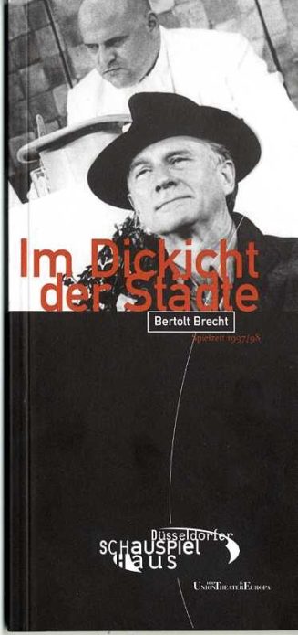 Programmheft "Im Dickicht der Städte" von Bertolt Brecht 