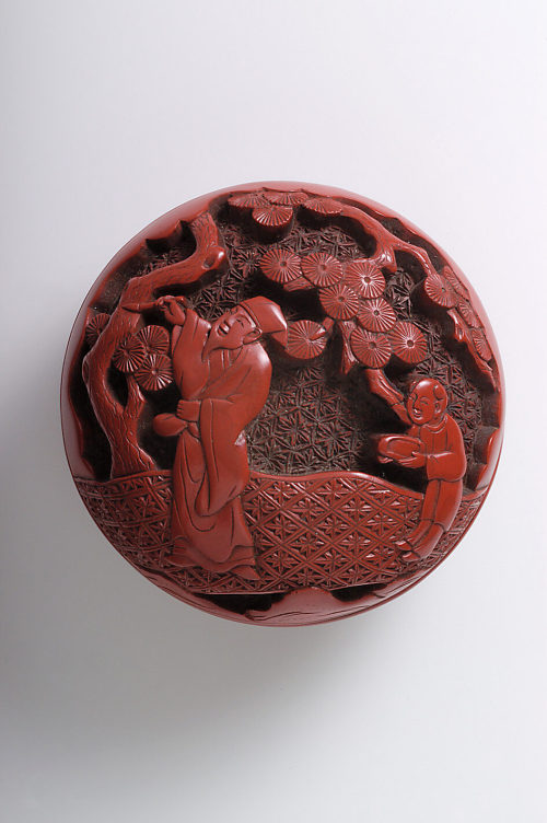 Manju-Netsuke, Gelehrter, 19. Jahrhundert