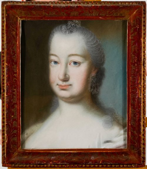 Unbekannt (Künstler*in), Elisabeth Auguste (1721-1794), Pfalzgräfin von Pfalz-Sulzbach, Kurfürstin von der Pfalz, um 1750