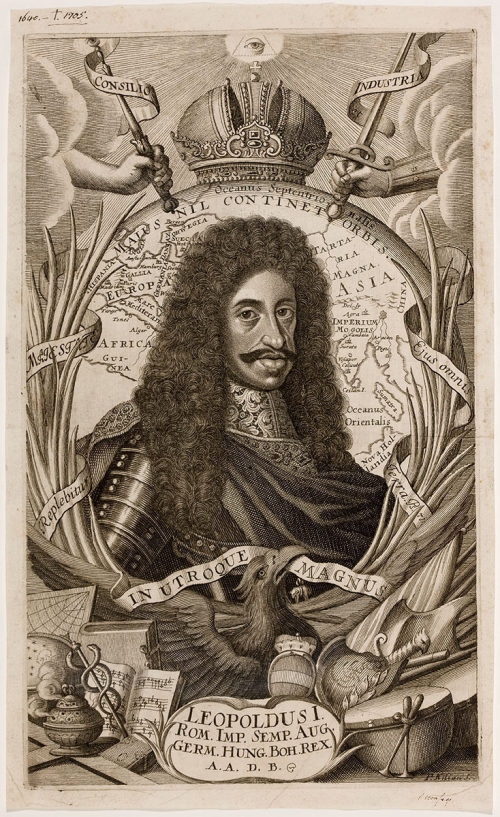 Philipp Kilian (Kupferstecher*in), Leopold I. (1640-1705), Kaiser des Heiligen Römischen Reichs Deutscher Nation, spätes/ late 17. Jahrhundert/ Century